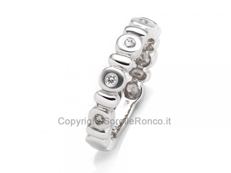 ANELLO ETERNITY CON DIAMANTI 0.10 CT